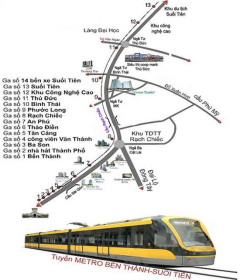 Kéo dài metro về Bình Dương, Đồng Nai